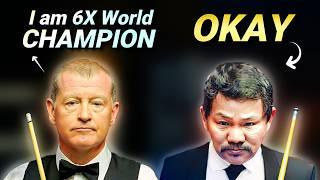 The Day Pool Legend EFREN REYES Humbled World's No. 1 SNOOKER PLAYER