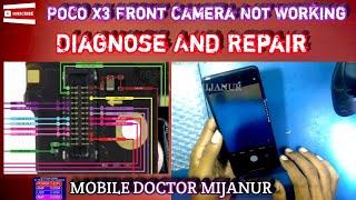 MI POCO X3 Front Camera Not Working | Diagnose and Repair By MOBILE DOCTOR MIJANUR