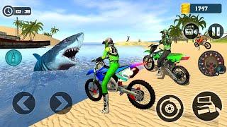 Motocross beach Bike Exteme Stunt 3d Driving #12 - Motorbike Racing Best Bike Game Android Gameplay