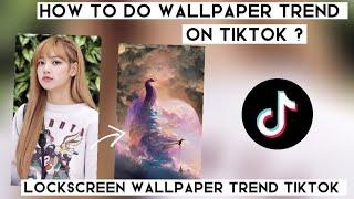 How to do lockscreen wallpaper trend on tiktok | Dream by WOMBO tiktok tutorial | Wallpaper trend