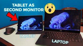 How to use Tablet as a secondary screen