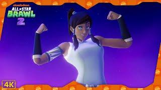 Nickelodeon All-Star Brawl 2 ⁴ᴷ Arcade Mode (Korra gameplay)