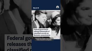 Federal government releases thousands of classified records on Kennedy assassination