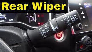 How To Use A Rear Windshield Wiper-Driving Lesson