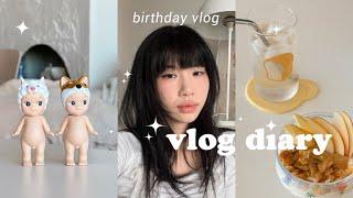 life lately  birthday picnic vlog, productive days, sonny angel unbox, productive days 🫧