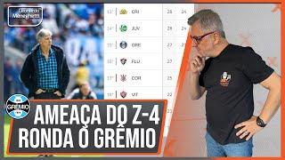 Grêmio vive aproximação perigosa do Z-4, enquanto Renato segue errando nas escolhas!