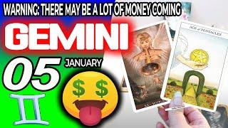 Gemini  WARNING: THERE MAY BE A LOT OF MONEY COMING  Horoscope for Today January 5 2025  Gemini