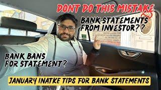 Alert  | Watch this before making bank statements from investors for January intake 2025 | Bank BAN