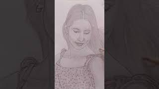 Realistic Woman Sketch by️ Sheetal Vishwakarma Please like this #sheevi #art #drawing #realastic 