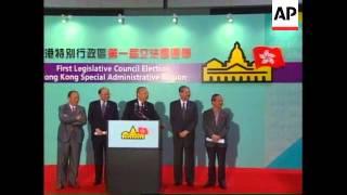 HONG KONG: MULTI PARTY ELECTIONS UPDATE (3)