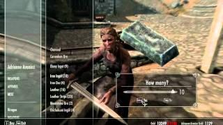 Skyrim level Smithing Skill to 100 in no time. Tip for PC/360/PS3