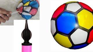 filling of inflatable ball with balloon pump/balloon ball/how to use balloon pump/balloon pump/kids