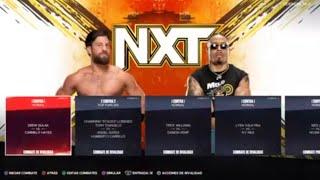 Sigo con los combates de clasificación de NXT en el modo universo clásico de WWE 2k24