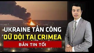 Ukraine tấn công vào Crimea, lửa cháy rực trời đêm | 60 Giây Tinh Hoa TV