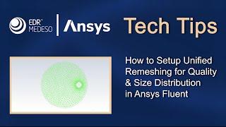 How to Setup Unified Remeshing for Quality & Size Distribution in Ansys Fluent