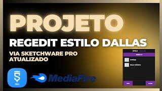 SAIU!! PROJETO DE REGEDIT FREE FIRE ESTILO DALLAS VIA SKETCHWARE PRO 