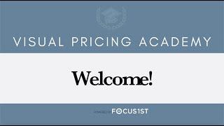 0. Welcome To The Visual Pricing Academy