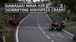 FATAL HIGHSPEED CRASH! Kawasaki Ninja H2R Overtaking Goes Wrong