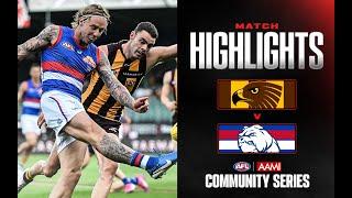 Hawthorn v Western Bulldogs Highlights | AAMI Community Series, 2025 | AFL