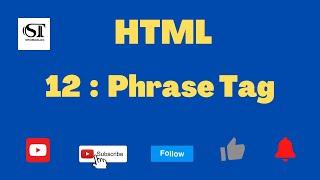 HTML - Phrase Tag