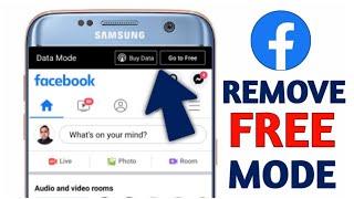 How To Remove Free Mode Bar in Facebook App Android | 2022 | By Android Urdu