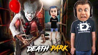 PENNYWISE is AFTER US! DEATH PARK clown HORROR game | Part 1