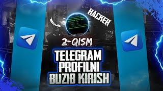 TELEGRAM PROFILNI BUZIB KIRISH | BOT ORQALI