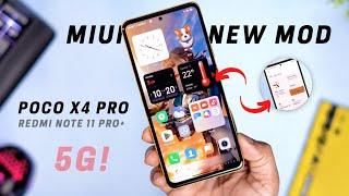 Try New STABLE MIUI Mod ROM on Poco X4 Pro/Redmi Note 11 Pro+, Smooth Ui, Animation, Extra Widget