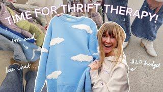 Girl…we need some THRIFT THERAPY  Thrift with me + talk about life (we get deep lol)