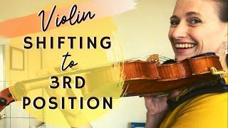 Violin shifting, Violin 3rd Position, Violin Third Position, Violin Shifting Exercises, Positions