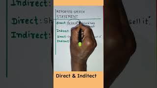 Direct and Indirect Speech  #shorts #ssc #hsc #englishgrammar