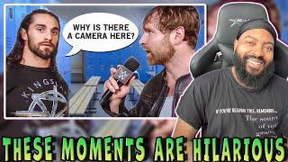ROSS REACTS TO 20 FUNNY TIMES WWE WRESTLERS BROKE THE FOURTH WALL