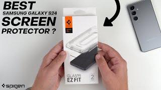 Samsung Galaxy S24 - Spigen GlasTR EZ Fit Screen Protector!