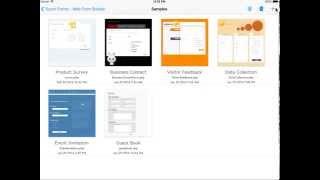 How to import a web form using Touch Forms for iPad