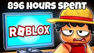 Luffy is addicted to Roblox...