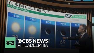 Sunny and clear Tuesday night in Philadelphia region