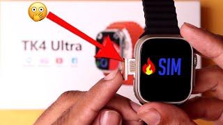 TK4 Ultra Smartwatch Sim Card Insert and Setup