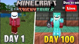 I Survived 100 Days in Minecraft 1.21 HARDCORE Challenge... (Day 51-60)