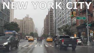 New York City | Rain Day 4K Driving in Brooklyn & Manhattan & Queens & Brooklyn, NYC