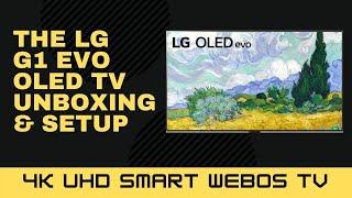 LG G1 EVO OLED TV Unboxing & Setup