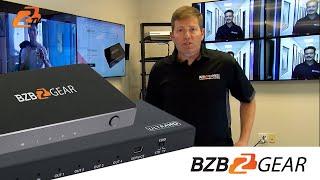 BZBGEAR 1x4 Splitter & 4x1 Switcher for HDMI up to 4K2K 18Gbps & HDCP 2.2 Support