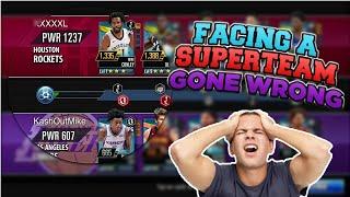 GOING AGAINST A SUPERTEAM ON NBA 2K MOBILE!! SO MUCH RAGE 