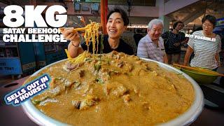 8KG Satay Beehoon Challenge! | Hidden Gem in Yishun that sells out in 4 hours?! | 20 Servings Eaten!