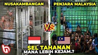 SEL TAHANAN PALING MENYIKSA.! Perbandingan Penjara Ketat Nusakambangan Indonesia vs Penjara Malaysia