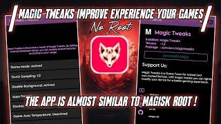 New Update..!!Magic Tweaks All In One Optimizer For Your Games| No Root