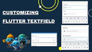 flutter, Customizing flutter text fields, flutter edit text field, text field design, flutter ui