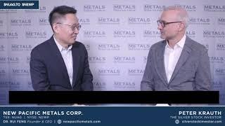 New Pacific Metals CEO Dr. Rui Feng and Peter Krauth Discuss the Silver Sand Project