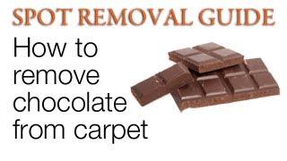 How to Get Chocolate Out of Carpet | Spot Removal Guide