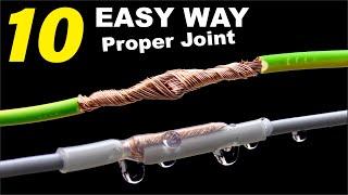 10 EASY WAY proper joint of electric wire cable