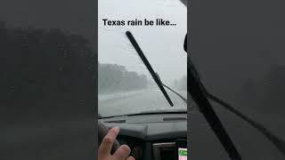 Texas rain ain’t joking around #texasfun  #rain  #ontheroad #heavyrain #drivinginrain #nojoke